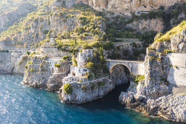 Fiordo di Furore, Amalfi Coast, Campania, Italy.