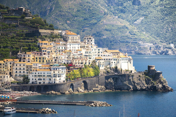 Amalfi, Amalfi Coast, Campania, Italy.