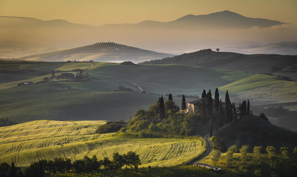 Podere Belvedere, San Quirico d'Orcia, Tuscany, Italy. 