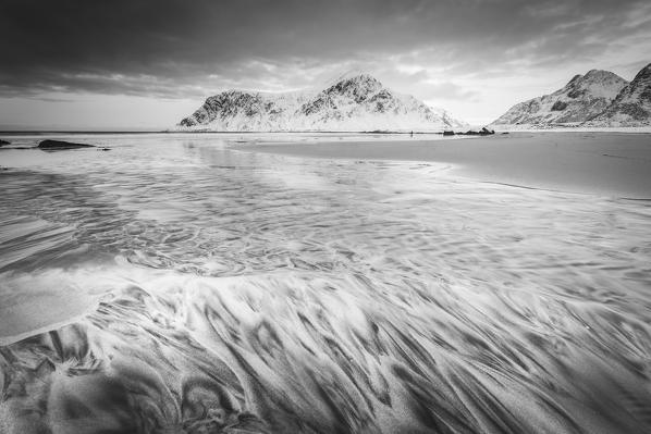 Skagsanden Beach, Lofoten Island, Norway