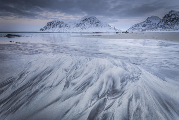 Skagsanden beach, Lofoten Islands, Norway