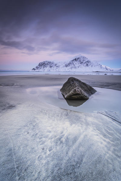 Skagsanden beach, Lofoten Islands, Norway