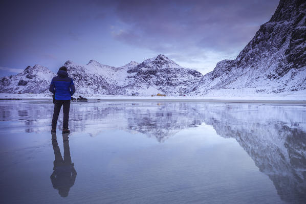 Skagsanden beach, Lofoten Islands, Norway