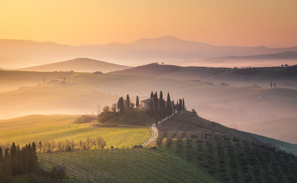 Podere Belvedere, San Quirico d'Orcia, Val d'Orcia, Tuscany, Italy