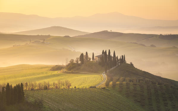 Podere Belvedere, San Quirico d'Orcia, Val d'Orcia, Tuscany, Italy