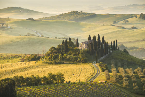 Podere Belvedere, San Quirico d'Orcia, Val d'Orcia, Tuscany, Italy
