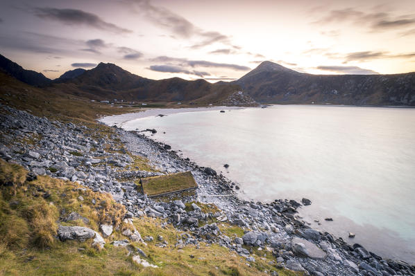 Haukland beach, Lofoten Islands, Norway