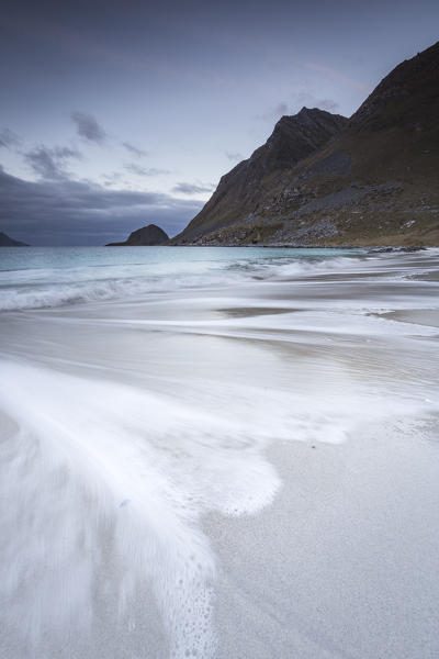 Haukland beach, Lofoten Islands, Norway