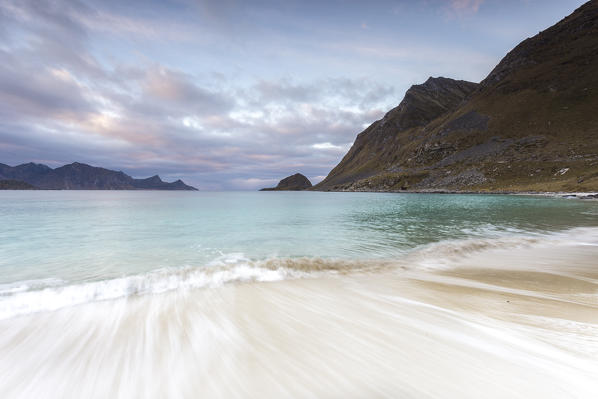 Haukland beach, Lofoten Islands, Norway