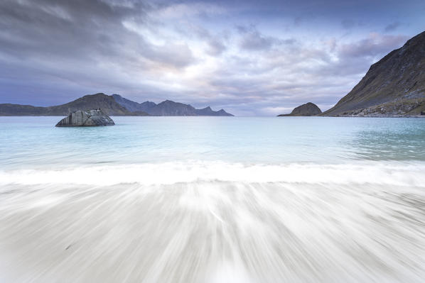 Haukland beach, Lofoten Islands, Norway