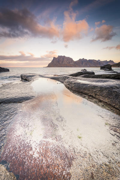 Uttakleiv beach, Lofoten Islands, Norway