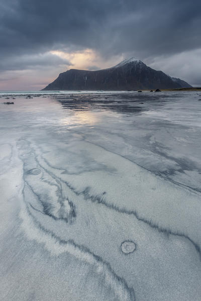 Skagsanden beach, Lofoten Island, Norway