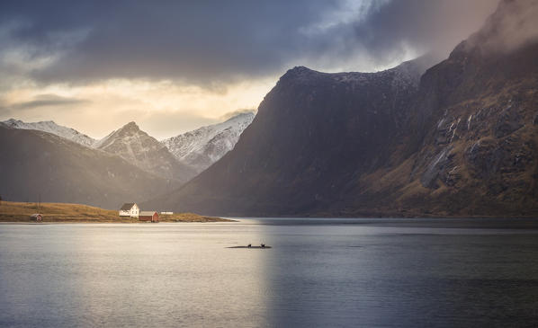 Lofoten Island landscape, Lofoten Islands, Norway