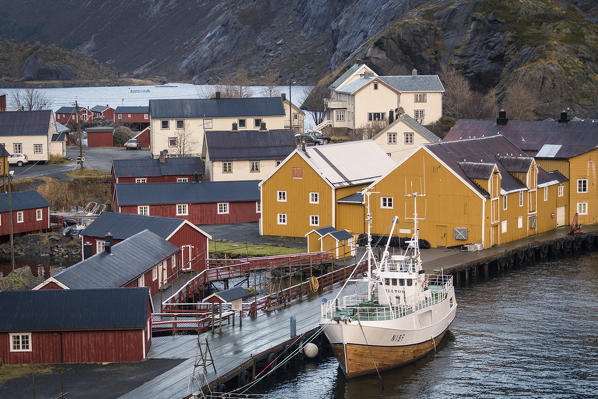 Nusfjord village, Lofoten Island, Norway