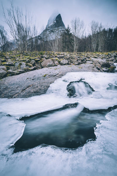 Stetinden, the national mountain of Norway, Nordland, Norway