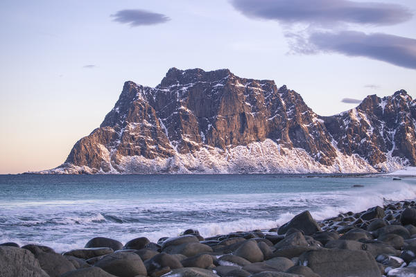 Uttakleiv beach, Lofoten Island, Norway