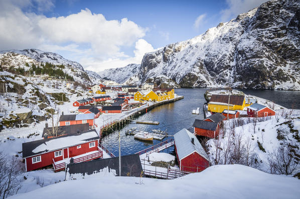 Nusfjord village, Lofoten Islands, Norway