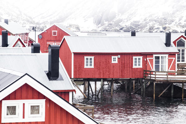 Nusfjord village, Lofoten Islands, Norway