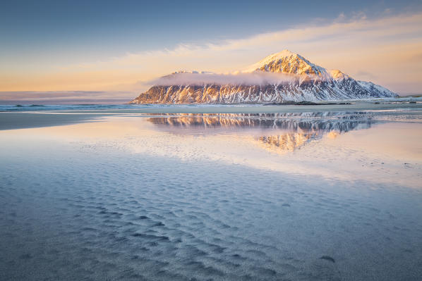 Skagsanden beach, Lofoten Islands, Norway