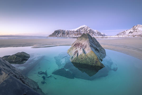Skagsanden beach, Lofoten Islands, Norway