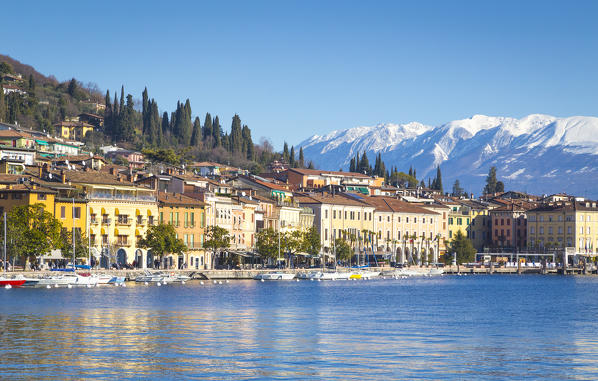 Salò city on Garda Lake. Brescia Province, Lombardy, Italy