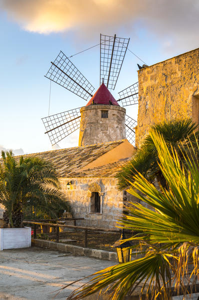 Trapani and Paceco saline natural reserve, Trapani province, Sicily, Italy