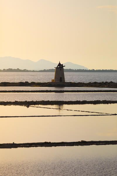 Marsala salt flats, Sicily, Italy