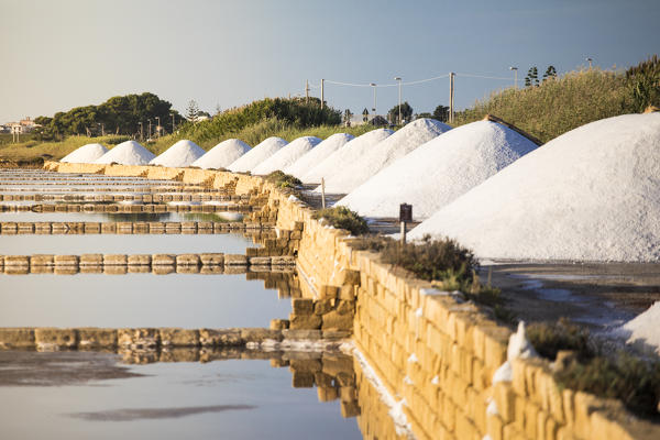 Marsala salt flats, Sicily, Italy