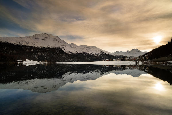 Lake Sils,St. Moritz, Switzerland
Winter sunset taken on the shores of Lake Sils in Switzerland.
December 2014