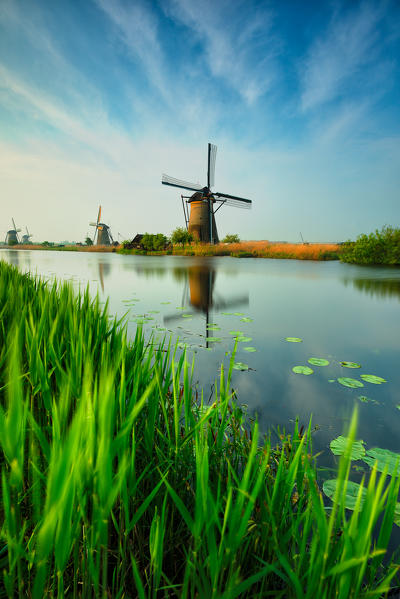 Kinderdijk, Netherlands
the windmills of Kinderdijk photographed at sunrise