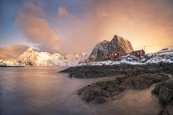 Hamnoy, Moskenesoy, Lofoten Island,Norway
The village of Hamnoy photographed at dawn