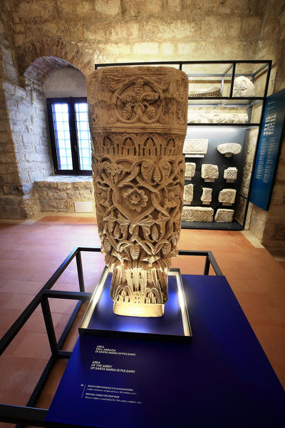 Underground of Saint Michael Archangel Sanctuary with archaeological finds, Apulia , Italy
