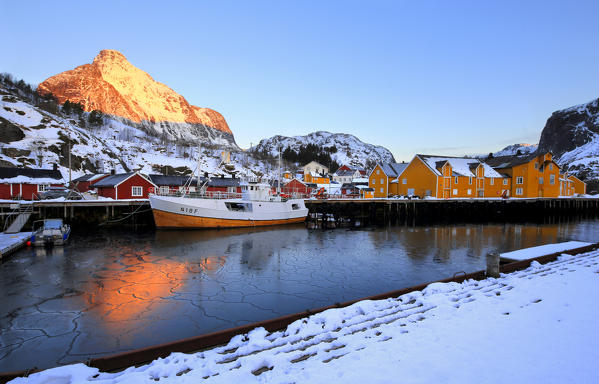Nusfjord village, Lofoten islands, Norway