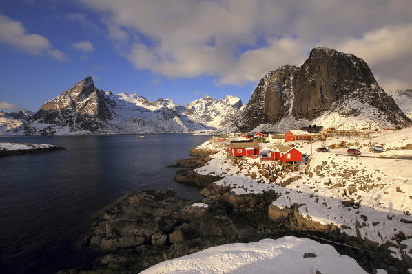 Hamnøy village, Lofoten islands, Norway