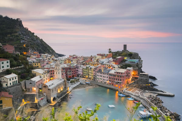 Vernazza, Cinque Terre, province of La Spezia, Liguria, Italy, Europe
