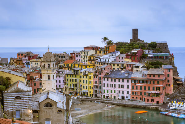 Vernazza, Cinque Terre, province of La Spezia, Liguria, Italy, Europe