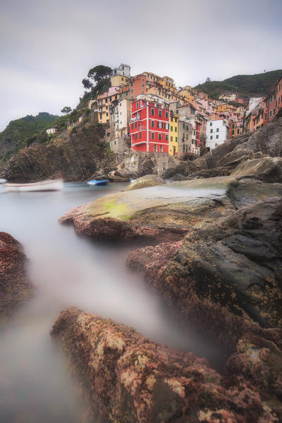 Riomaggiore, province of  La spezia, Liguria, Cinque Terre, Italy, Europe