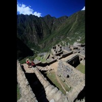 L'area delle fabbriche a Machu Picchu