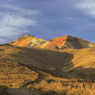 Il vulcano Tunupa nelle Ande