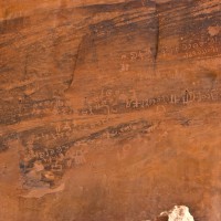 Iscrizioni tamudiche nel deserto del Wadi Rum