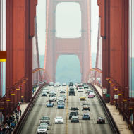 Perspective of the Golden Gate Bridge