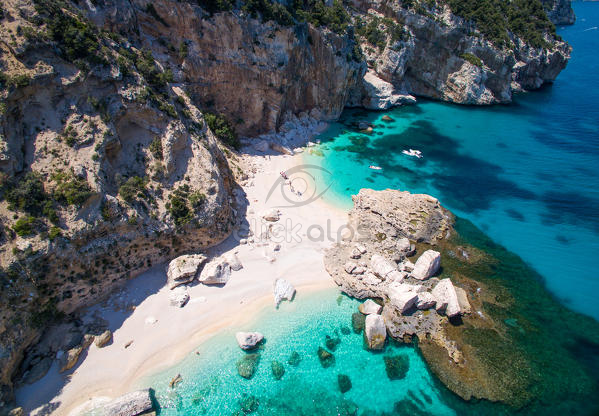 Cala Mariolu Beach Baunei Ogliastra Province Sardinia Italy Europe