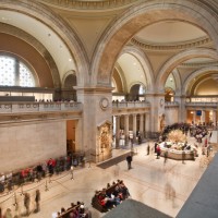 L' interno del Metropolitan Museum di New York, Stati Uniti d'America