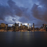Manhattan e ponte di Brooklyn