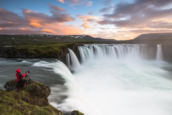 Godafoss waterfall, Northern Iceland.
