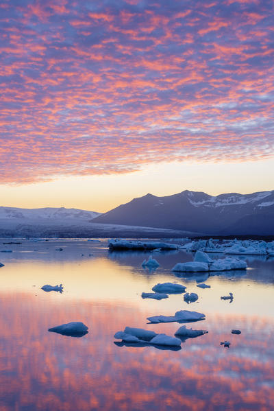 Jokulsarlon glacier lagoon, East Iceland.