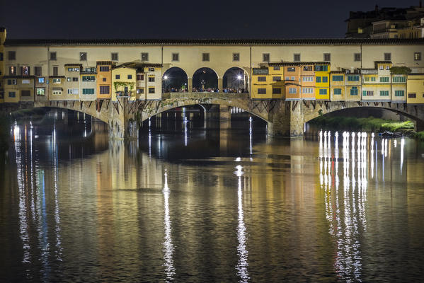 The historical Ponte Vecchio in Florence. Tuscany, Italy.