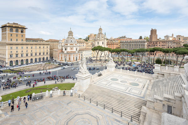 Altar of the Fatherland at Rome capital city
Europe, Italy, Lazio region, Roma district
